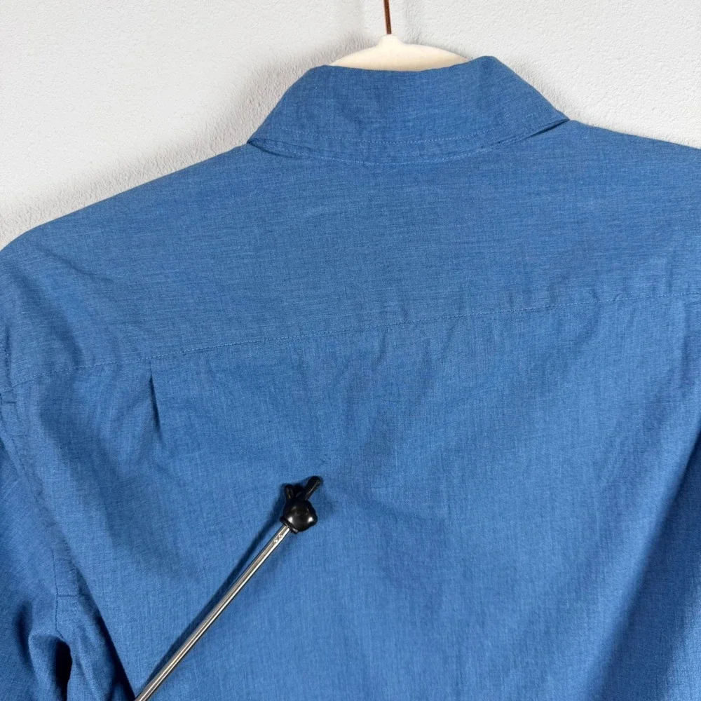 J.Crew Mercantile Flex Slim Mens Small Blue Button Down Shirt J4589 NWT